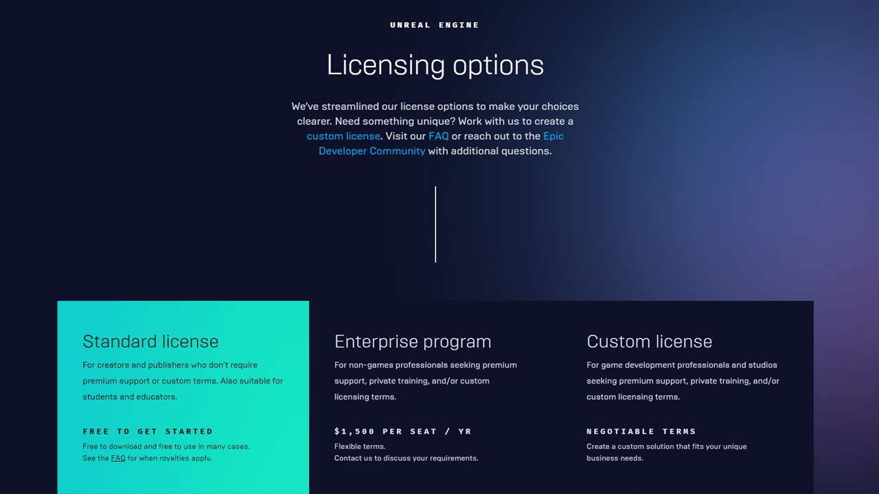 Is Unreal Engine free? Licensing options